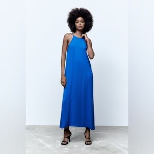 NWT Zara Flowy Midi Dress Size XS